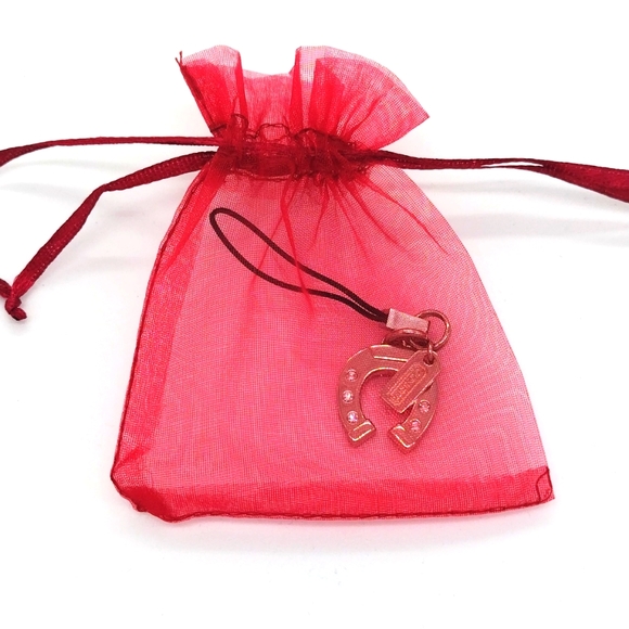 JUST IN! COACH Lucky Horshoe Fob Lanyard, Phone or Purse Charm Add to Keychain - Picture 8 of 8